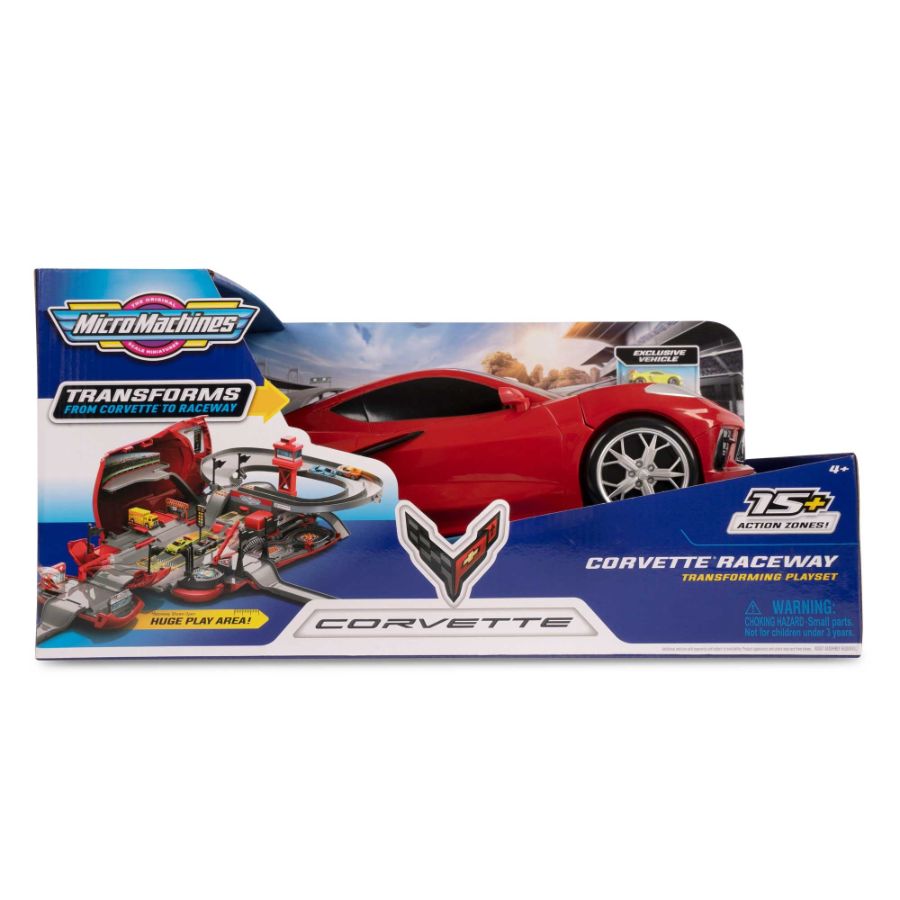 Micro Machines Large Corvette Raceway Playset