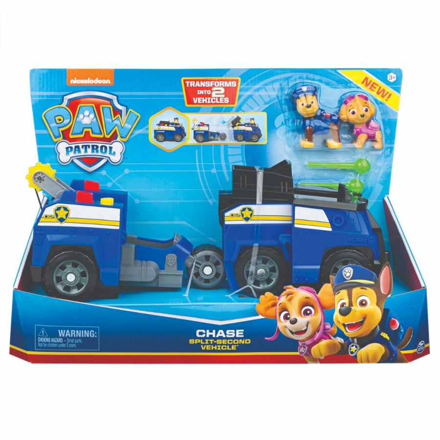 Paw Patrol Split Second Vehicles Assorted