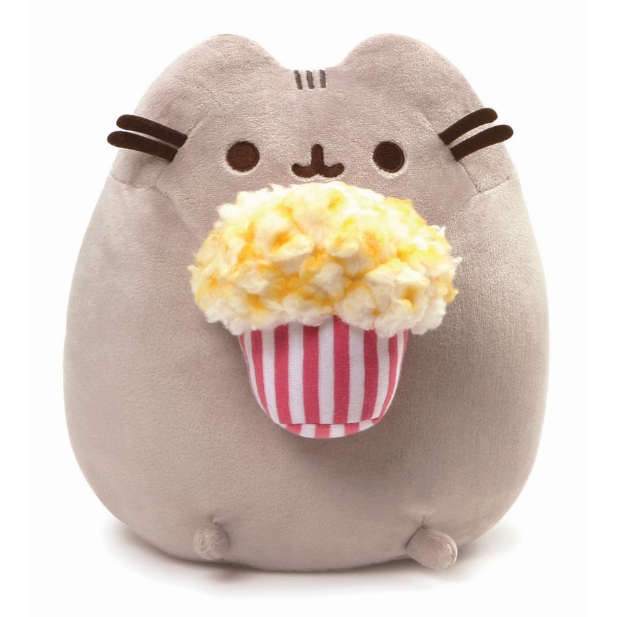 Pusheen Plush With Popcorn 24cm