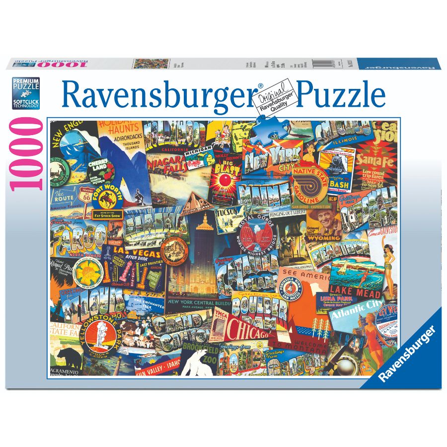 Ravensburger Puzzle 1000 Piece Road Trip