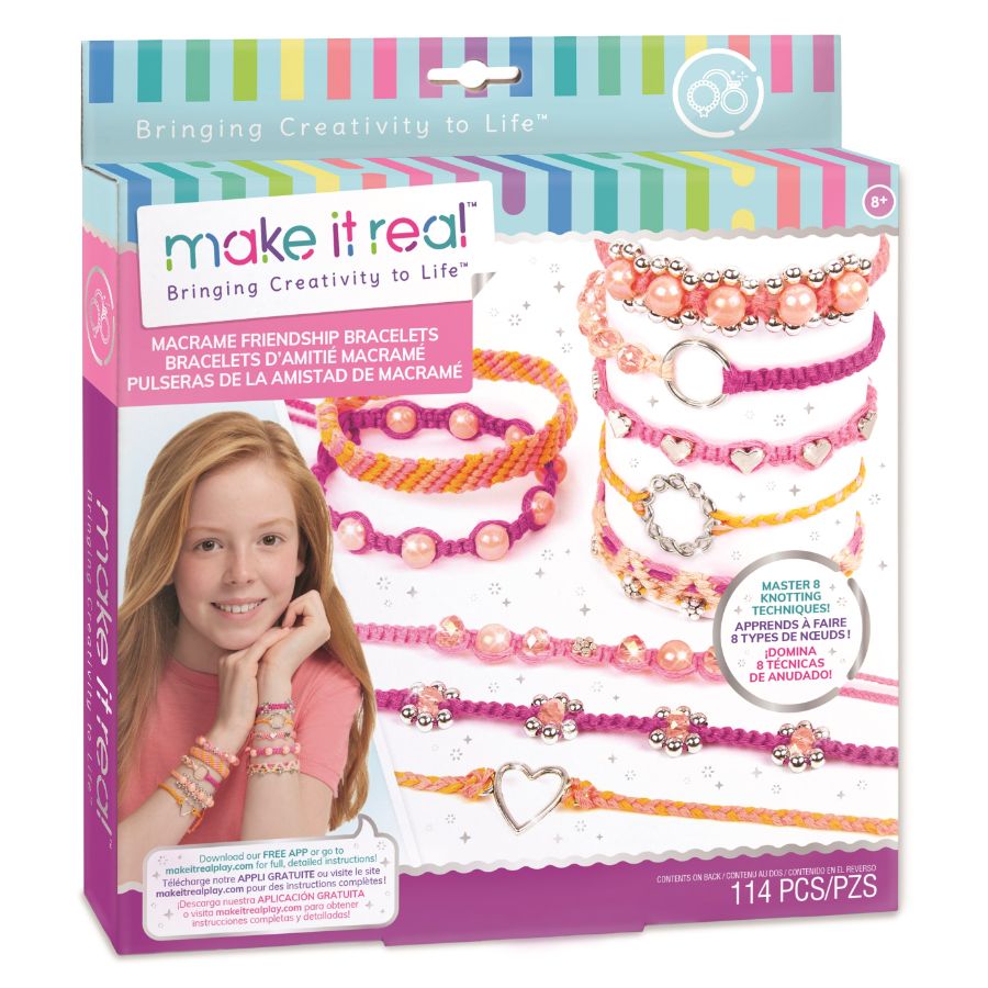 Make It Real Macrame Friendship Bracelets