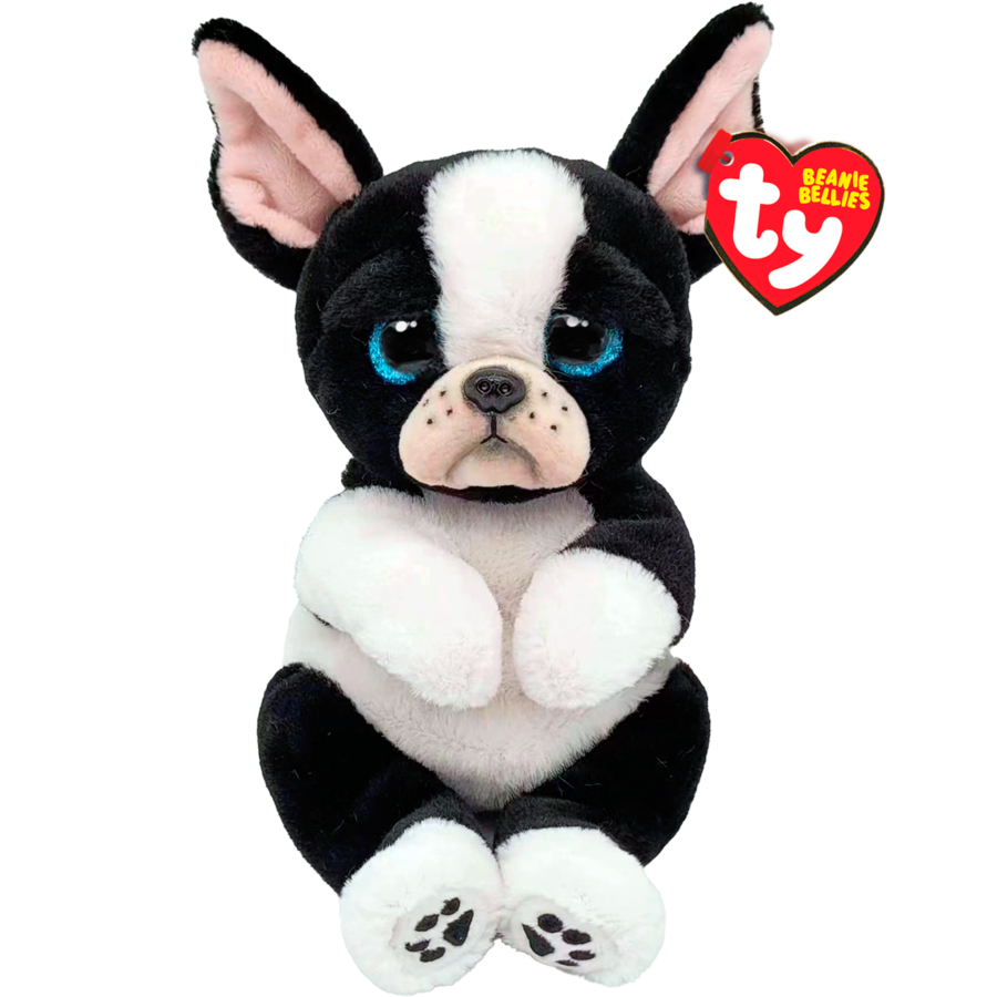 Ty Beanie Boos Regular Plush Tink Black & White Dog