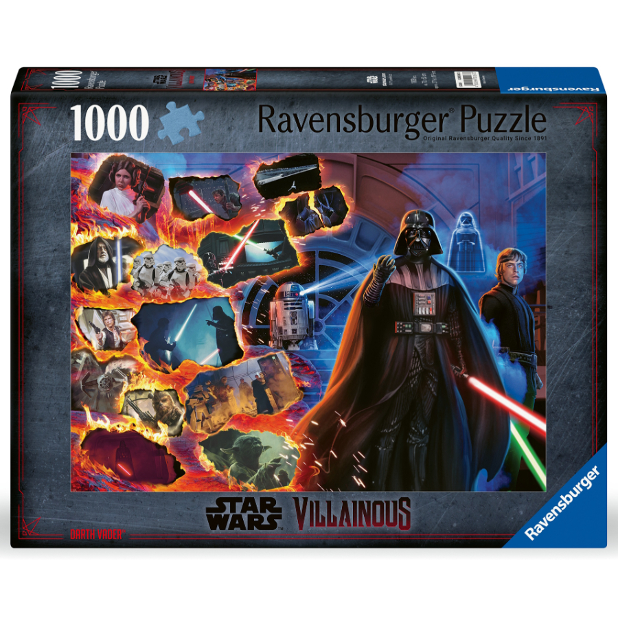 Ravensburger Puzzle Disney 1000 Piece Star Wars Villainous Darth Vader SF