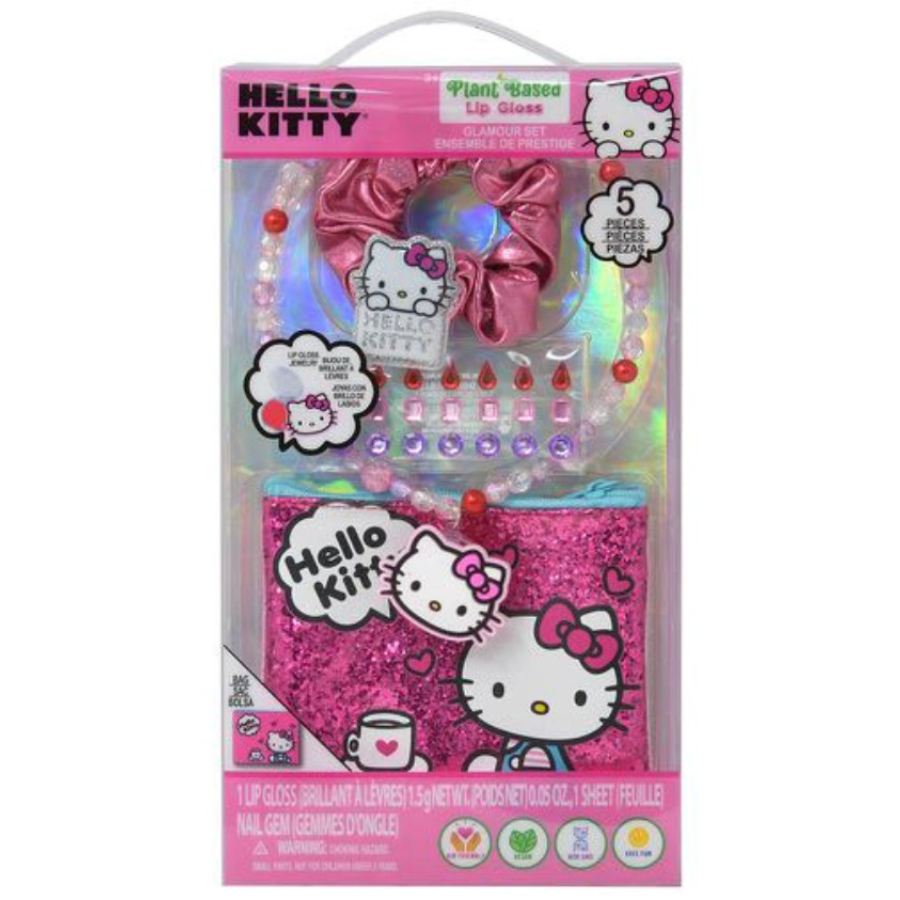 Hello Kitty Hair Jewelry & Cosmetic Set