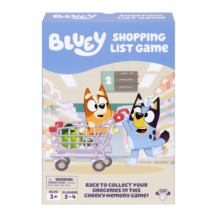 Bluey Shopping List Game