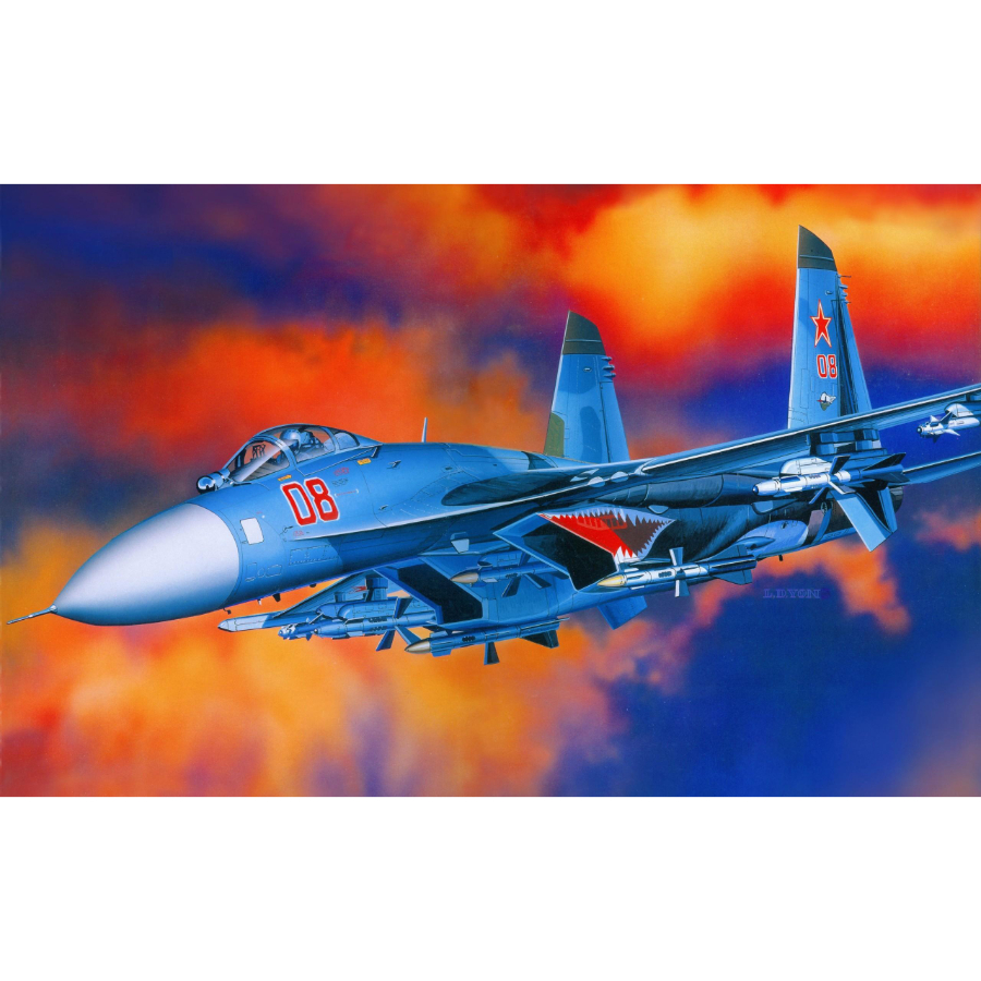 Academy Model Kit 1:48 SU27 Sukhoi Flanker B 2131