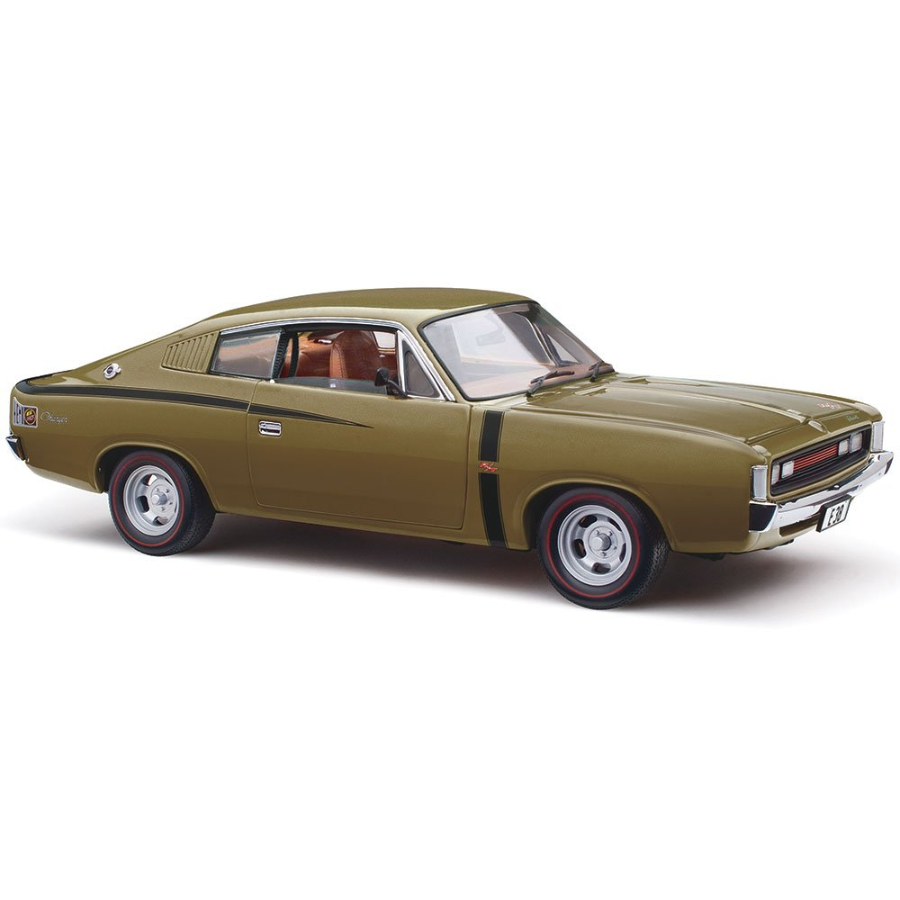 Classic Carlectables Diecast 1:18 Chrysler Valiant VH Charger E38 Citron Gold Metallic Big Tank