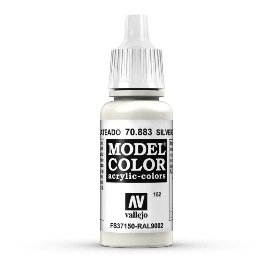 Vallejo Acrylic Paint Model Colour Silvergrey 17-18ml