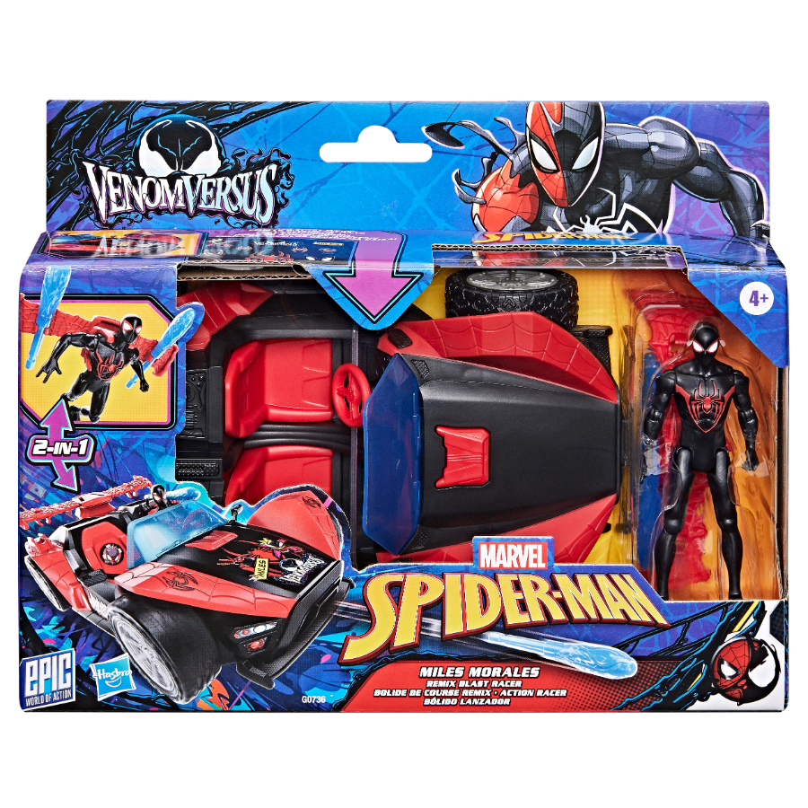 Spider-Man Venomversus Miles Remix Blast Racer