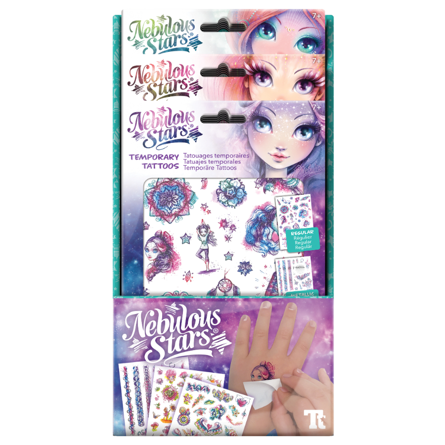 Nebulous Stars Temporary Tattoos Assorted