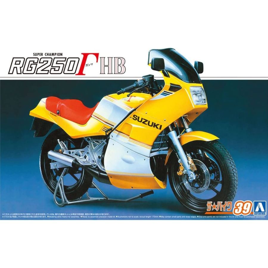 Aoshima Model Kit 1:12 Suzuki GJ21A RG250 HB Gamma 84