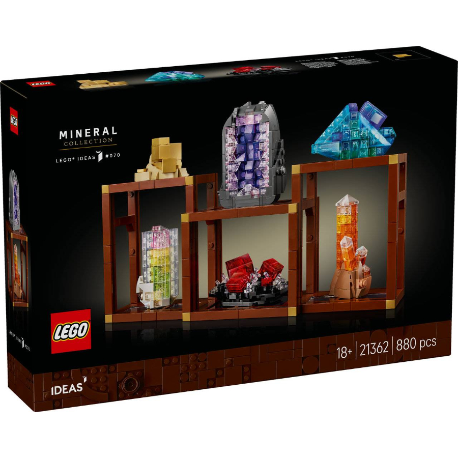 LEGO Ideas Mineral Shelf