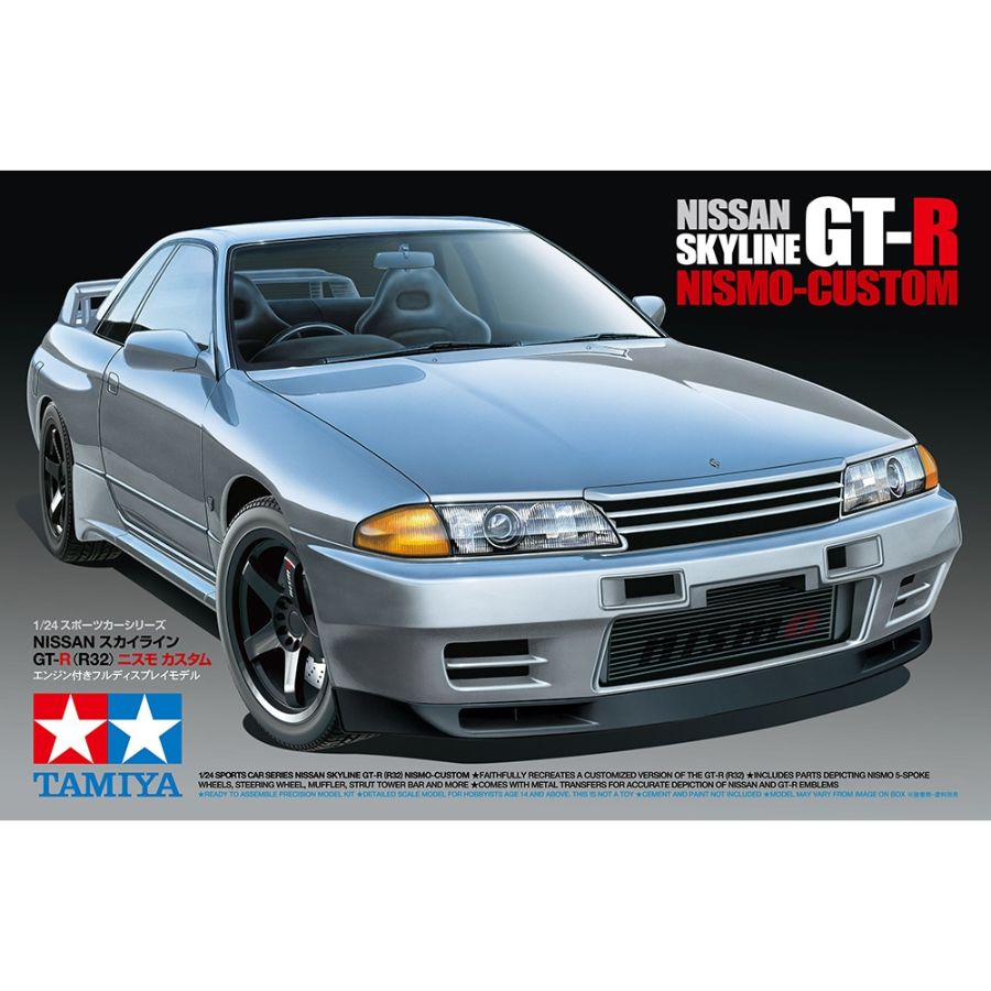 Tamiya Model Kit 1:24 Nissan GT-R R-32