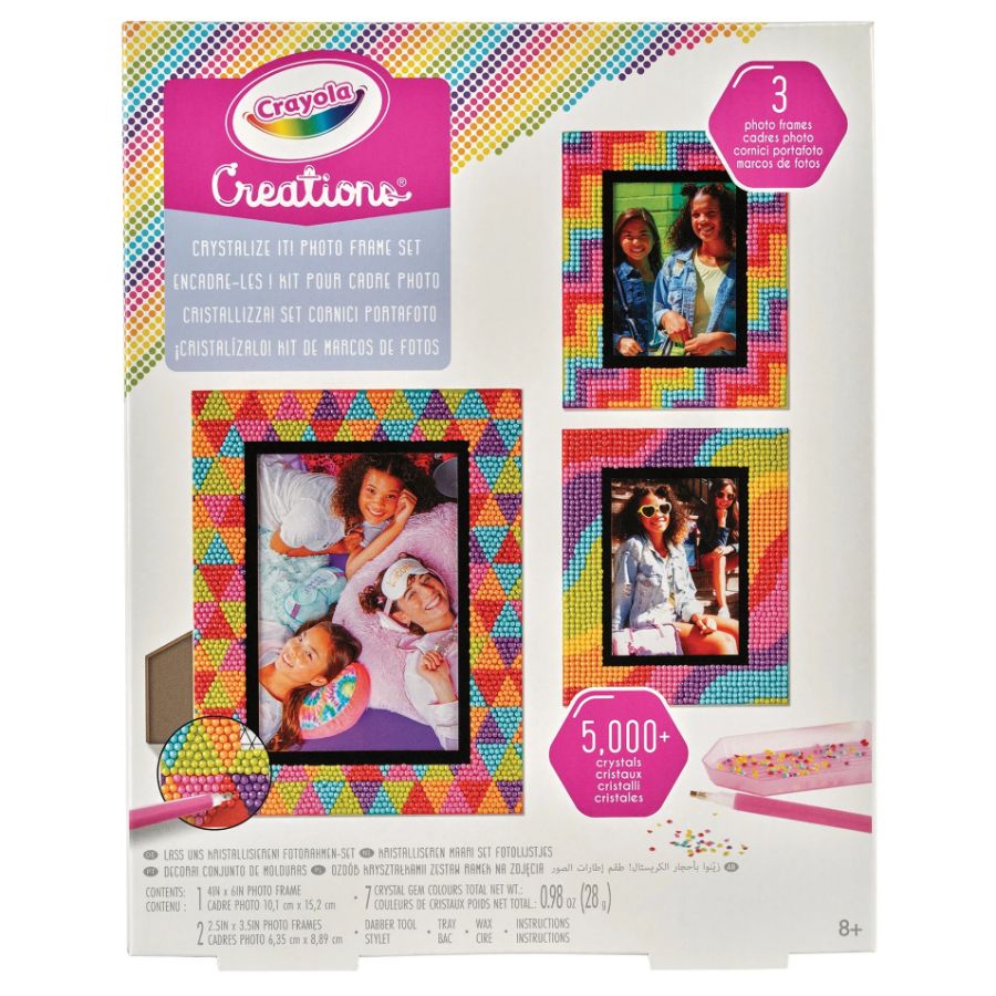 Crayola Creations Crystalize It Photo Frame Set