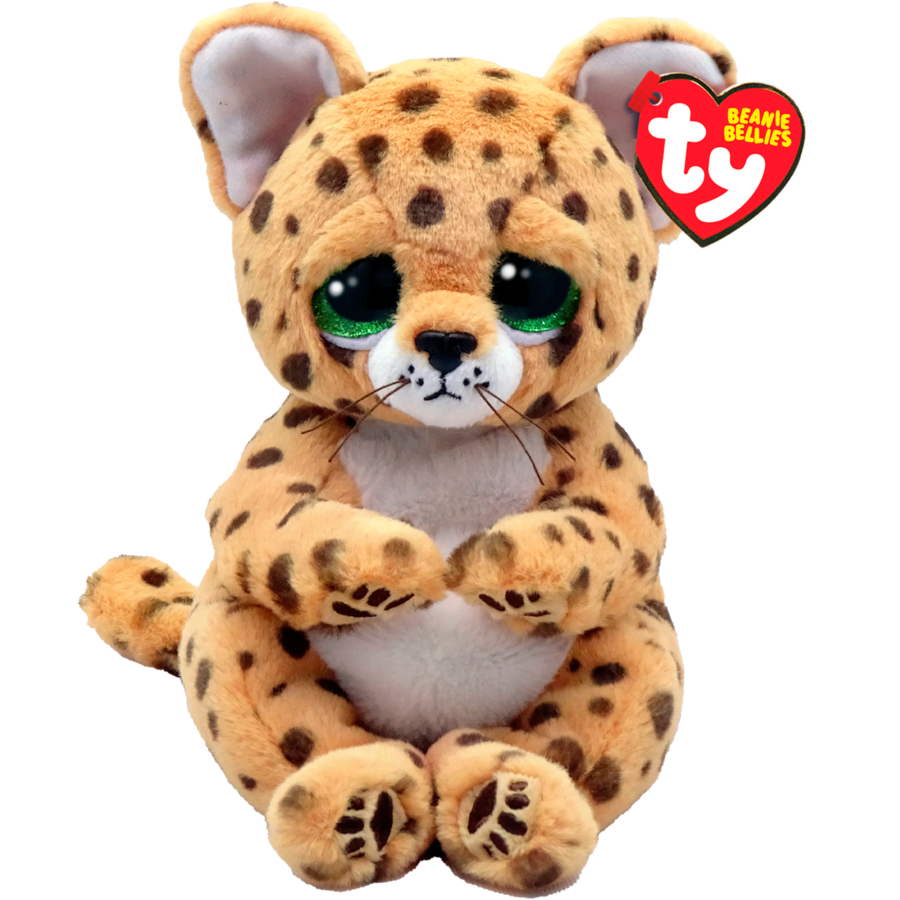 Beanie Boos Regular Plush Lloyd Tan Leopard