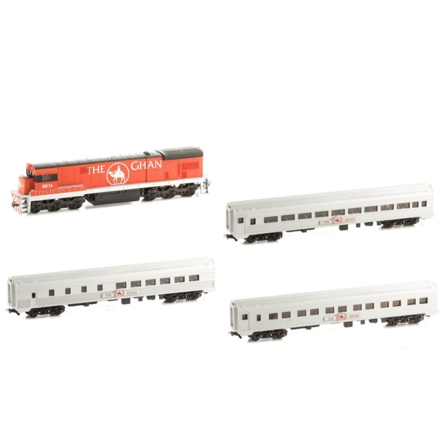 Frateschi Rail Trains HO-OO Train The Ghan C30 Loco & Cars Packs