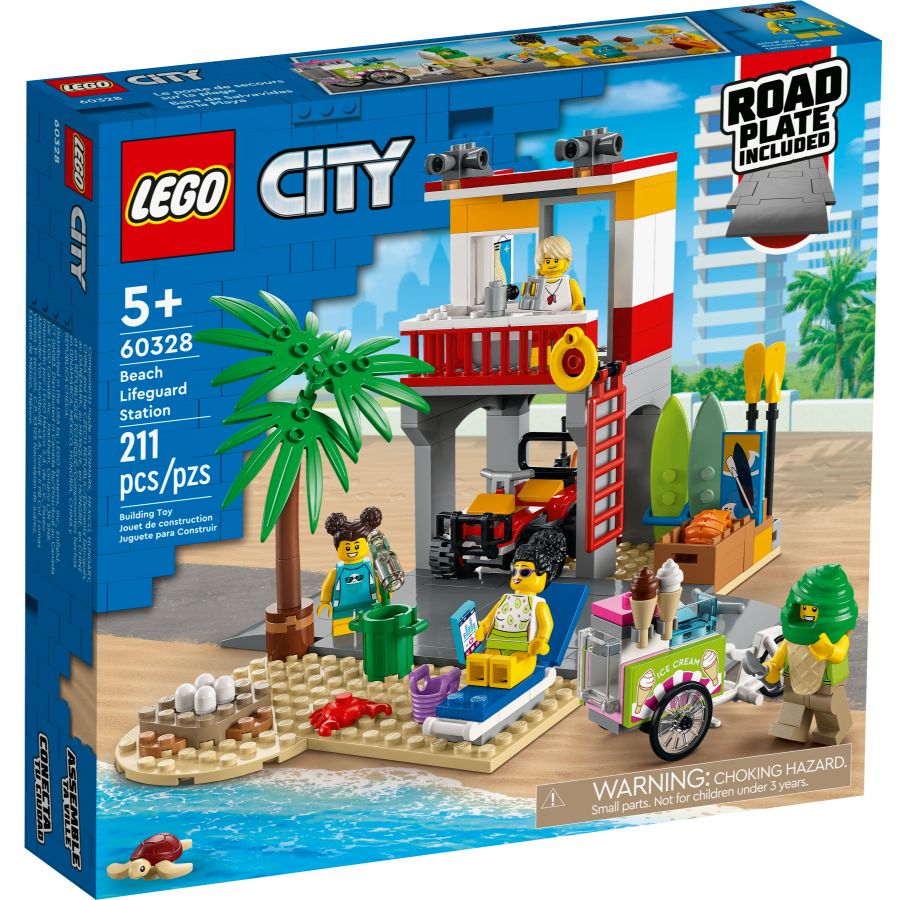 LEGO City Beach Lifeguard Station