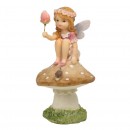 Flower Garden Fairy On Mushroom