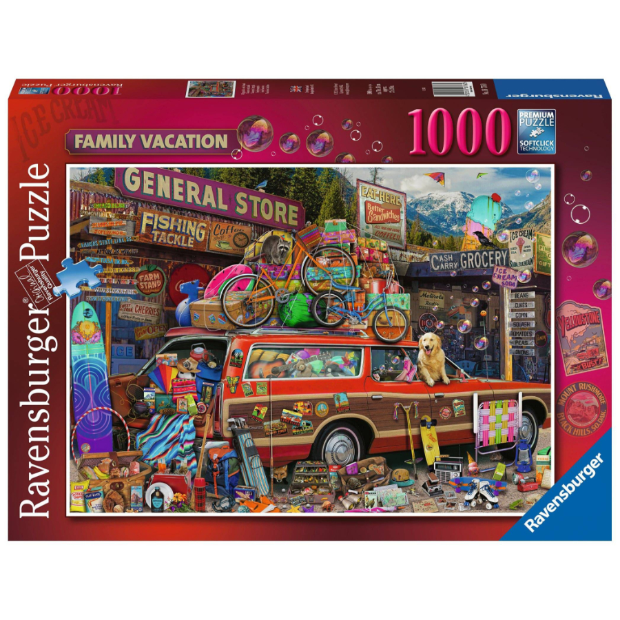 Ravensburger Puzzle 1000 Piece Family Vacation SF