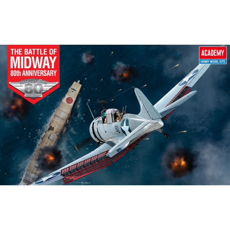 Academy Model Kit 1:48 USN SBD-3 Battle Of Midway