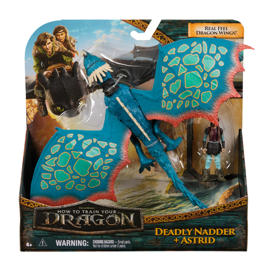 How To Train Your Dragon Movie Stormfly Dragon & Astrid Figure