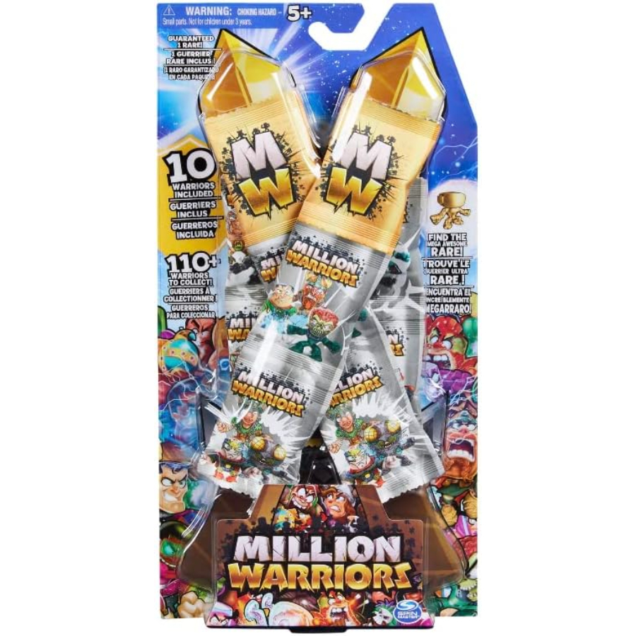 Million Warriors Surprise Collector Figures 10 Pack Assorted