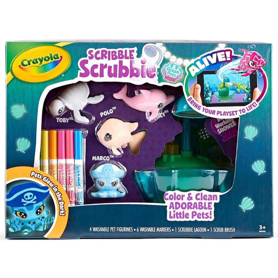 Crayola Scribble Scrubbie Glow Lagooon 