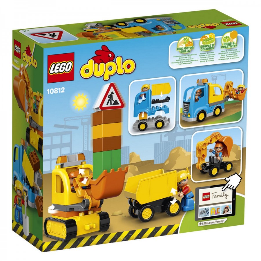 LEGO DUPLO Truck & Tracked Excavator