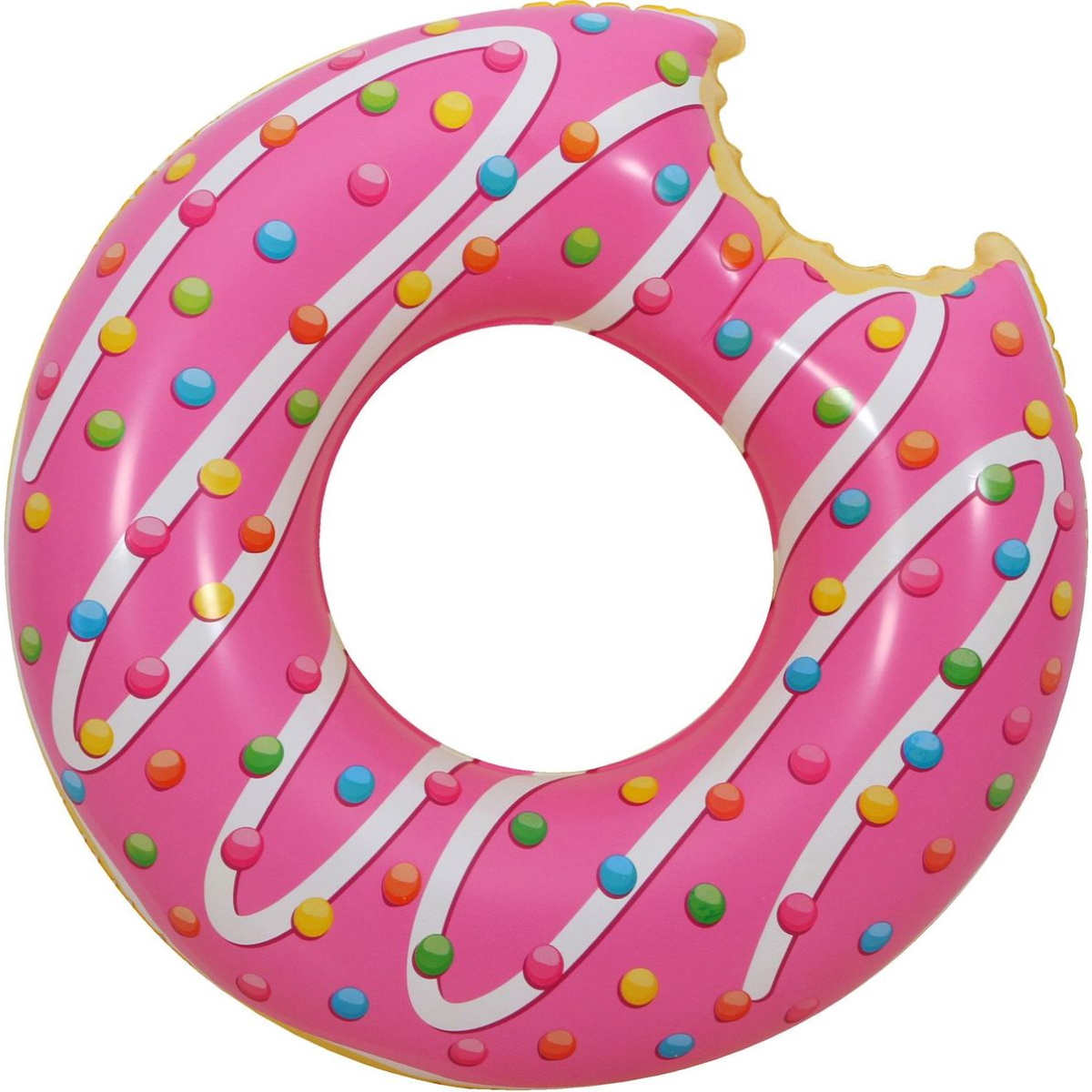 Luxe Glazed Donut With Bite Pink 76cm | Toy Brands L-Z | Casey's Toys