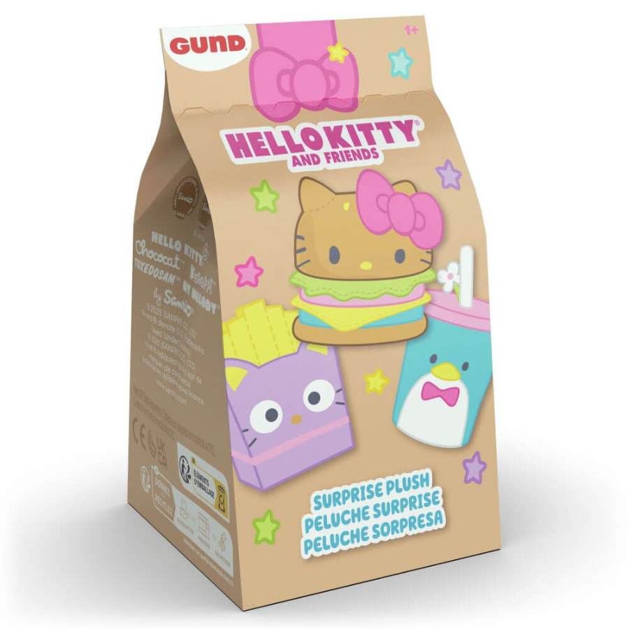 Hello Kitty & Friends Surprise Plush Fast Food Assortment