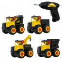 Stanley Junior Take Apart Construction Vehicle 4 Pack With Drill