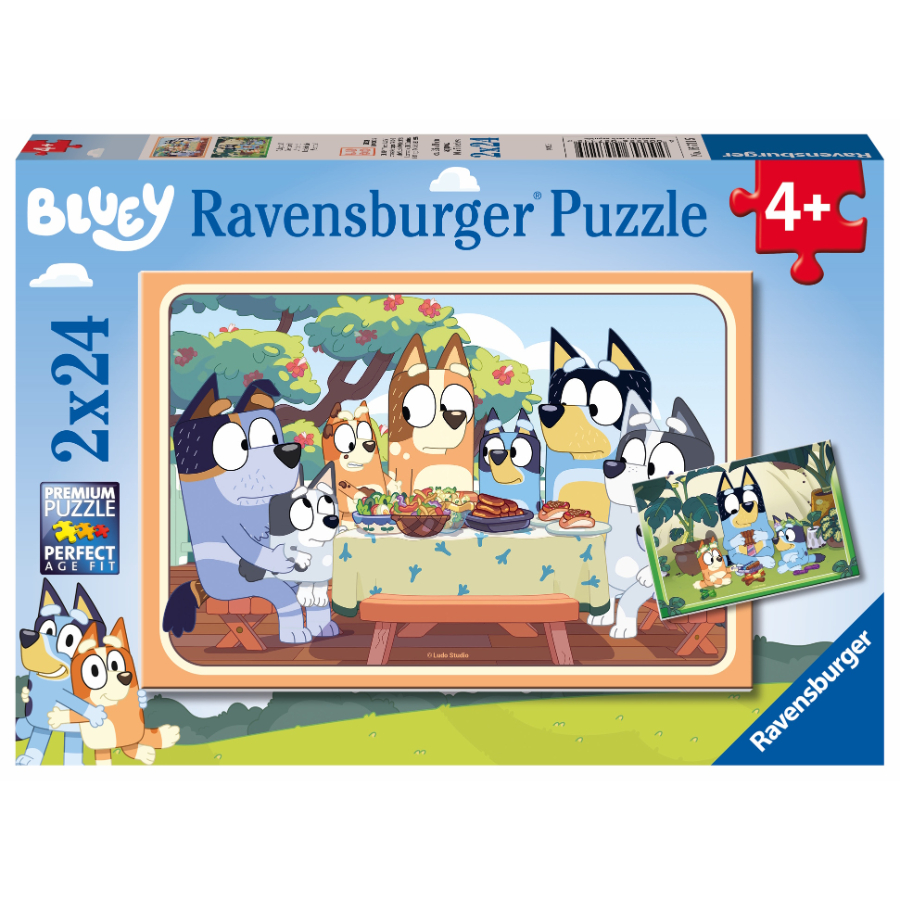 Ravensburger Puzzle 2x24 Piece Bluey