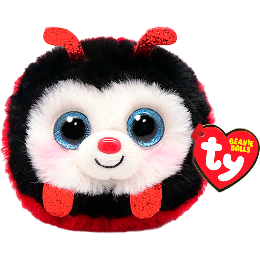 Beanie Boos Ty Puffies Izzy Ladybug
