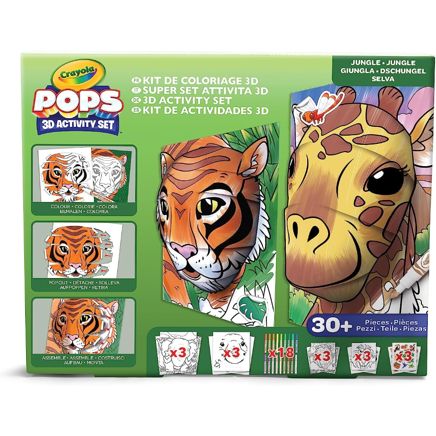 Crayola POPS 3D Activity Jungle Super Set