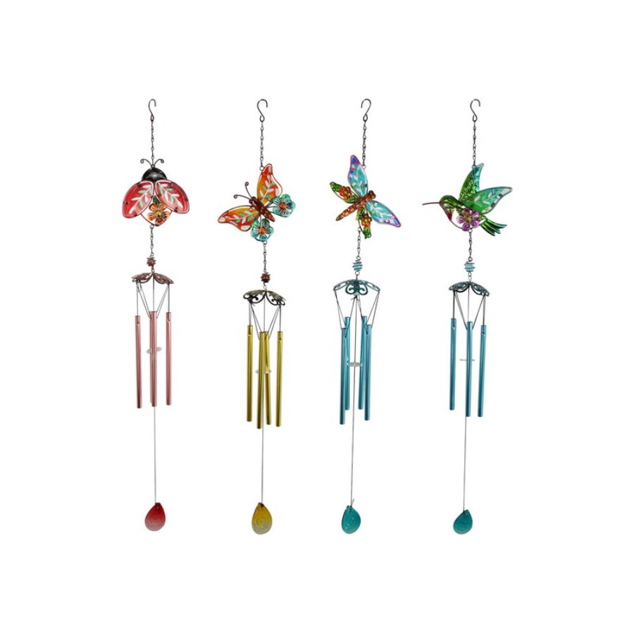 Butterfly Hummingbird Dragonfly Ladybird Windchimes Assorted