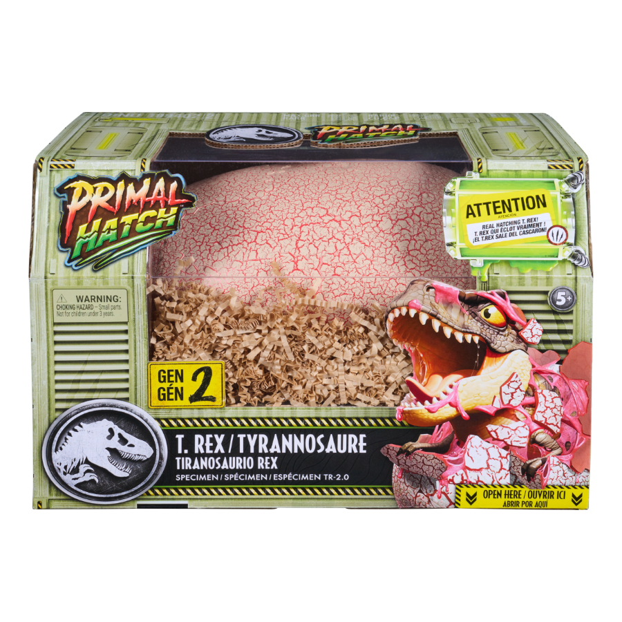 Jurassic World Primal Hatch Interactive Hatching Dino Black