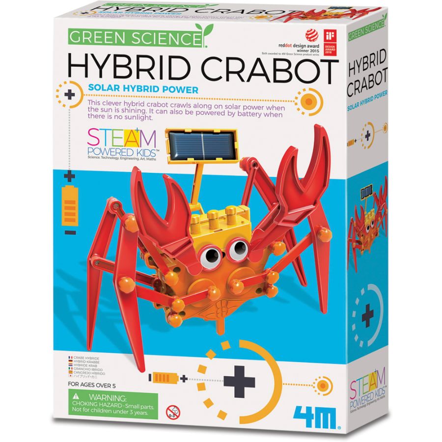 Green Science Build A Solar Hybrid Power Crabot Kit