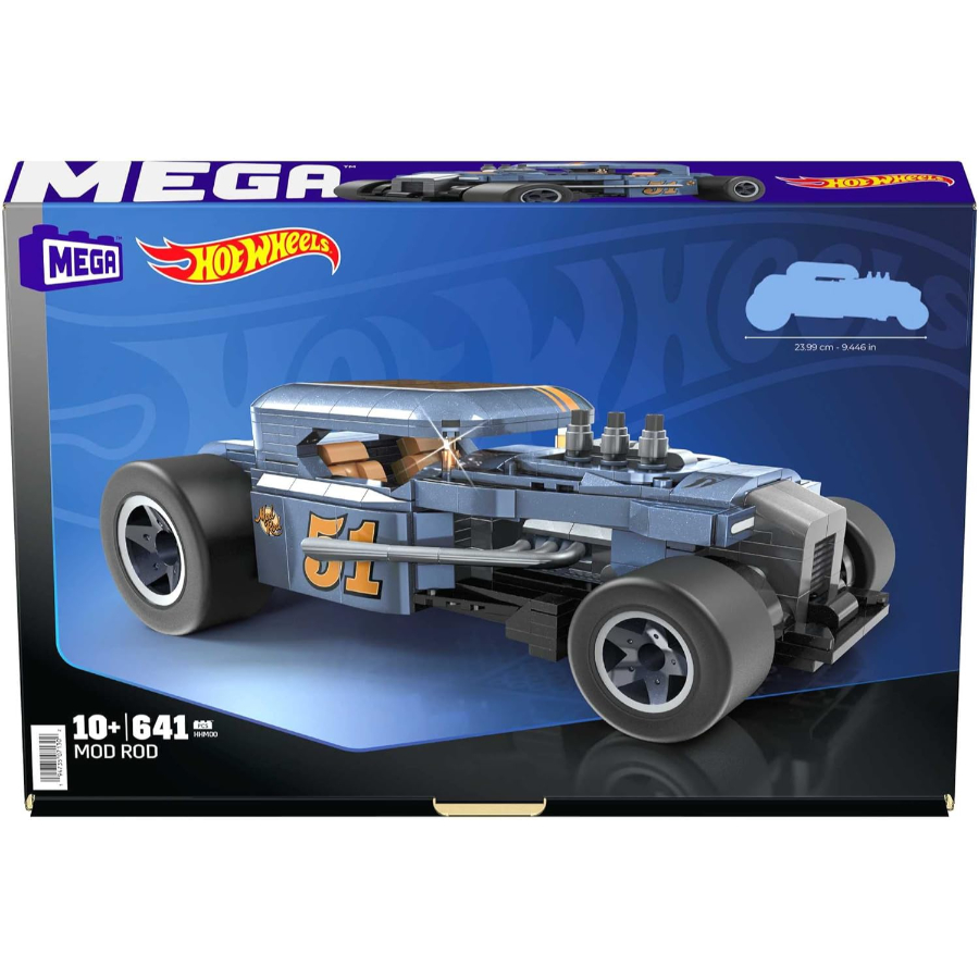 Mega Hot Wheels Mod Rod Building Set With 641 Pieces