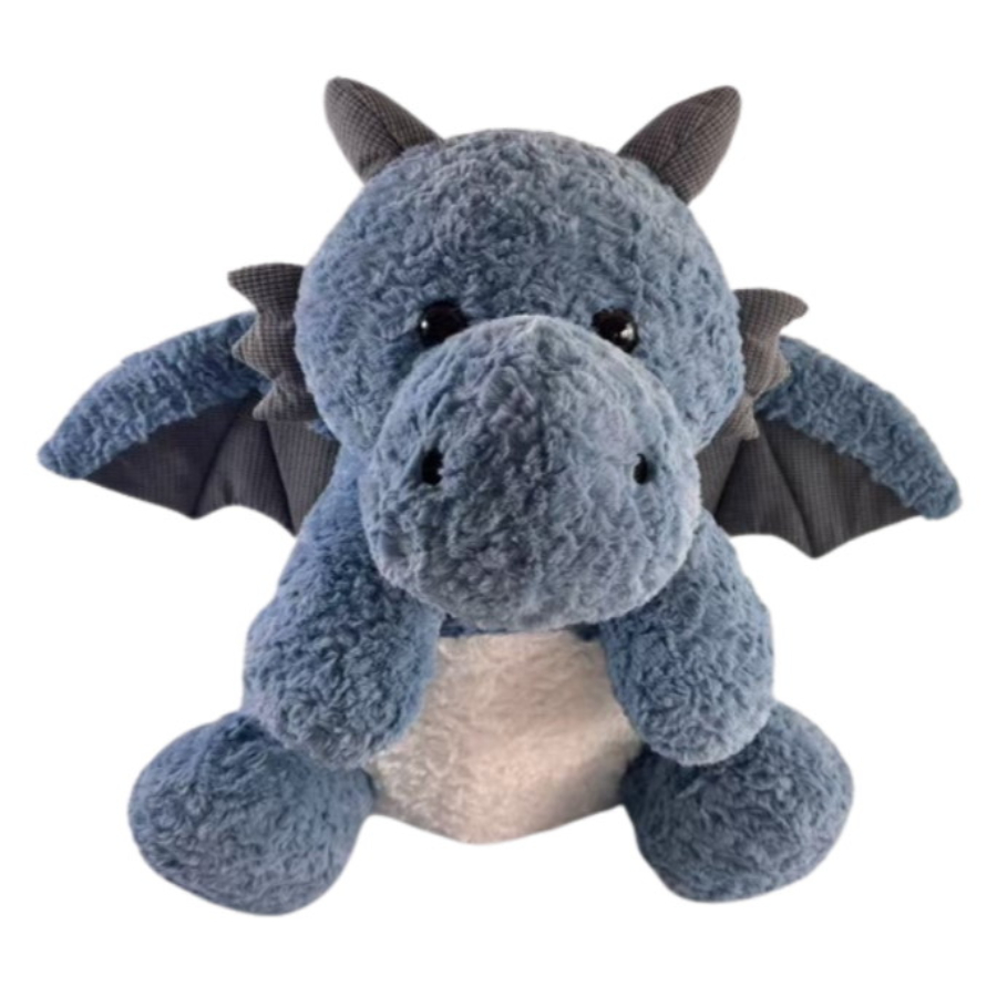 Dragon Odin Plush 30cm Blue & Grey