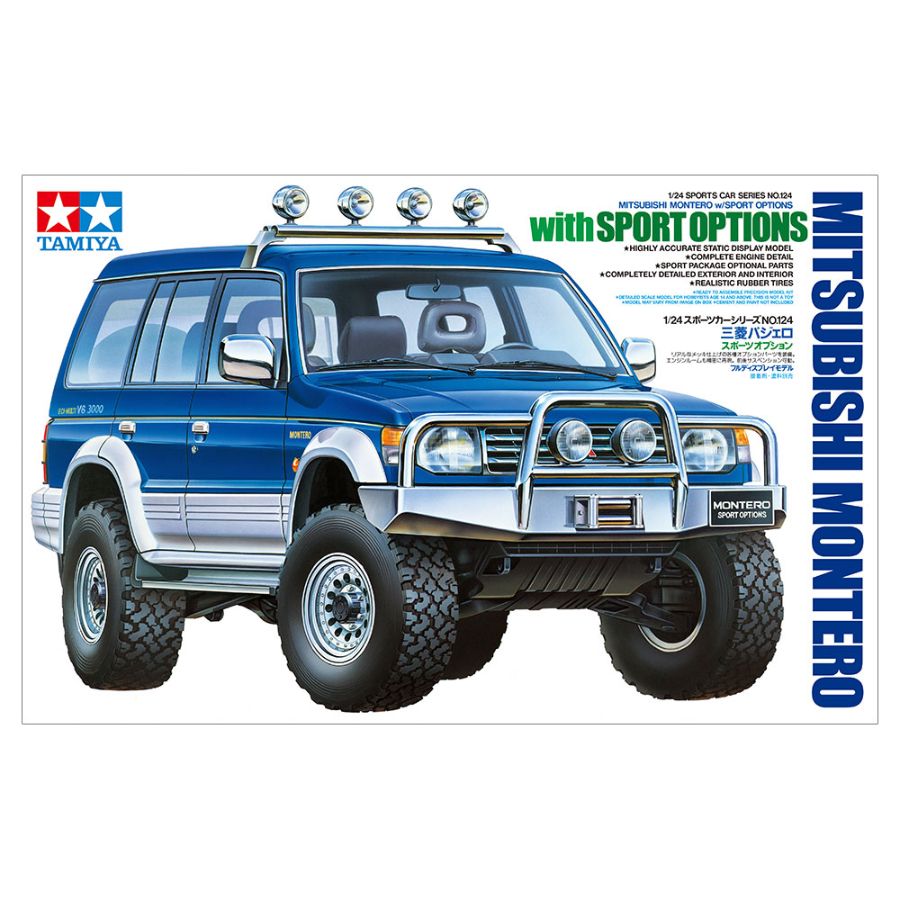 Tamiya Model Kit 1:24 Montero Sport Options
