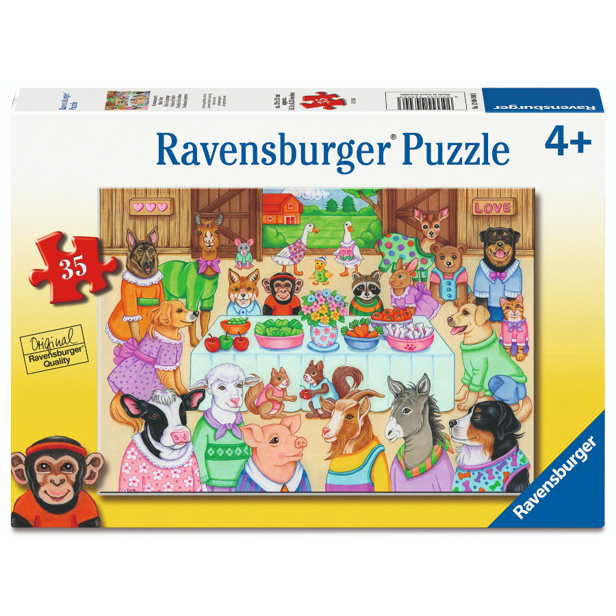 Ravensburger Puzzle 35 Piece Barn Party