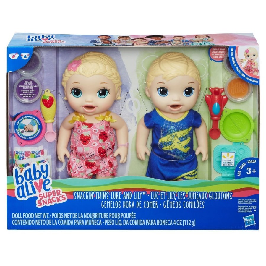 Baby Alive Super Snacks Snackin Twins Luke & Lily