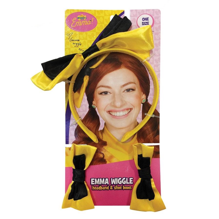 The Wiggles Emma Kids Dress Up Headband & Shoe Bows