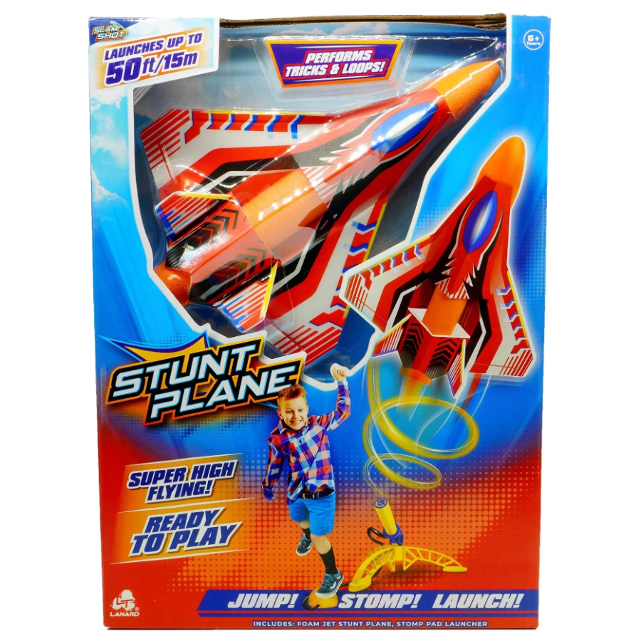Slam Shot Stomp & Launch Stunt Plane