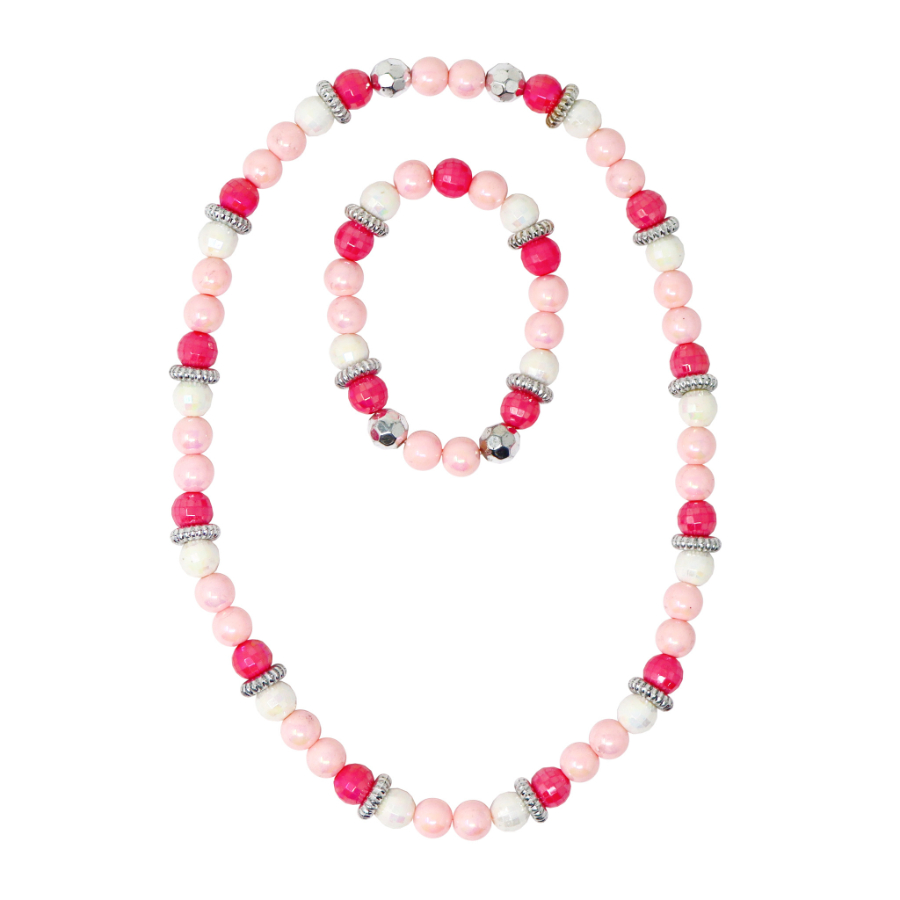 Princess Sparkle Necklace and Bracelet Set