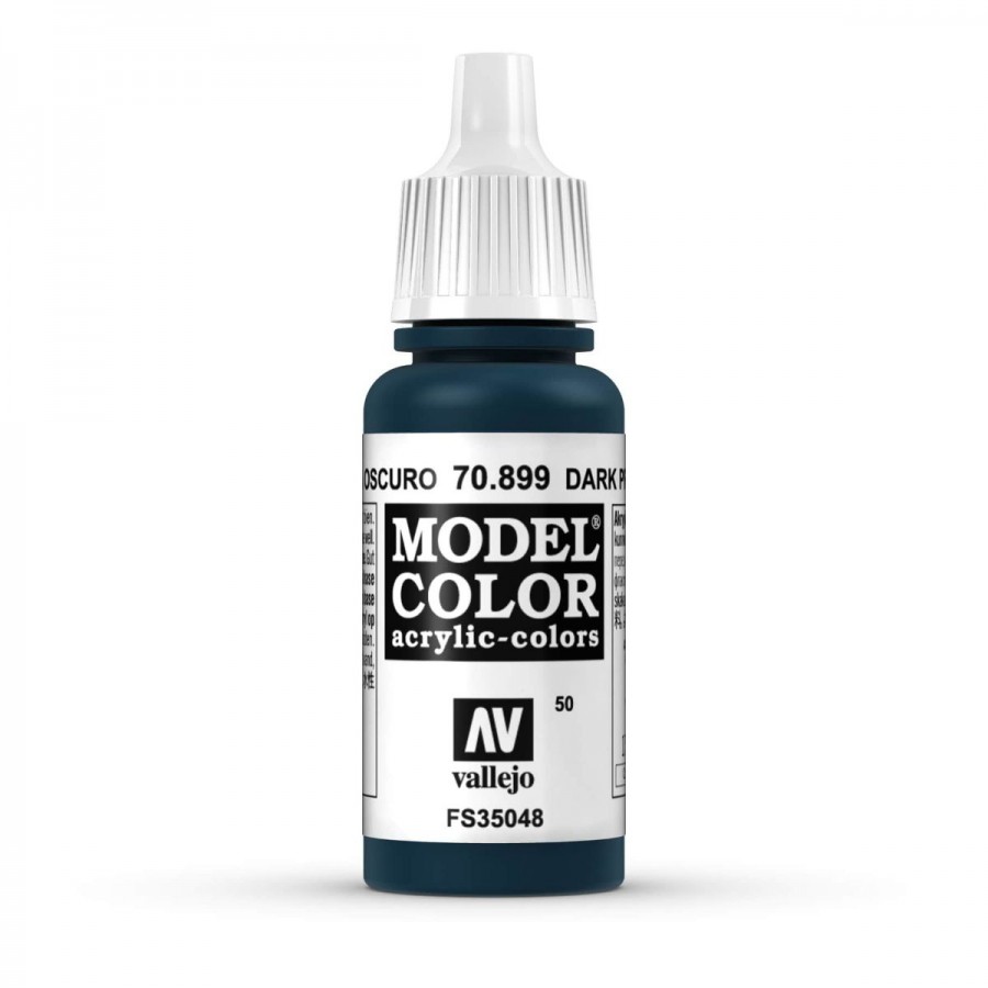 Vallejo Acrylic Paint Model Colour Dark Prussian Blue 17-18ml