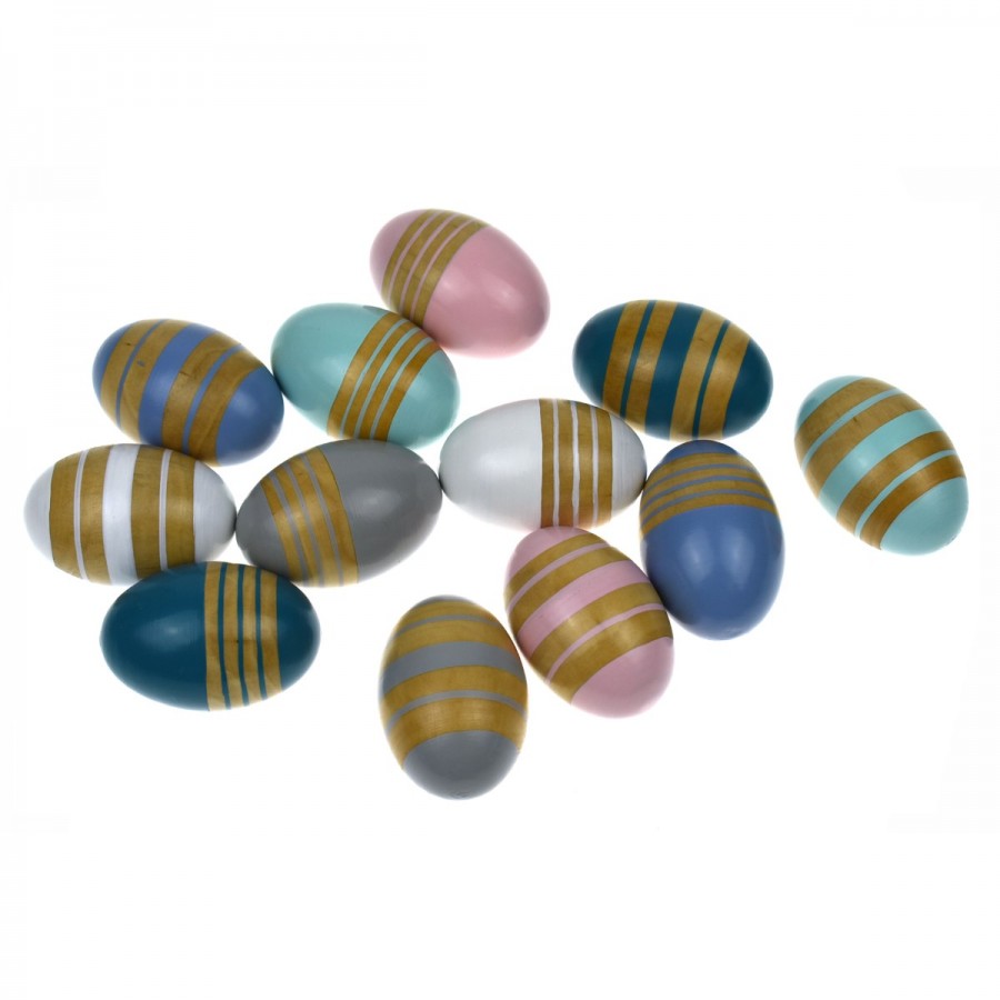 Wooden Egg Shaker Assorted
