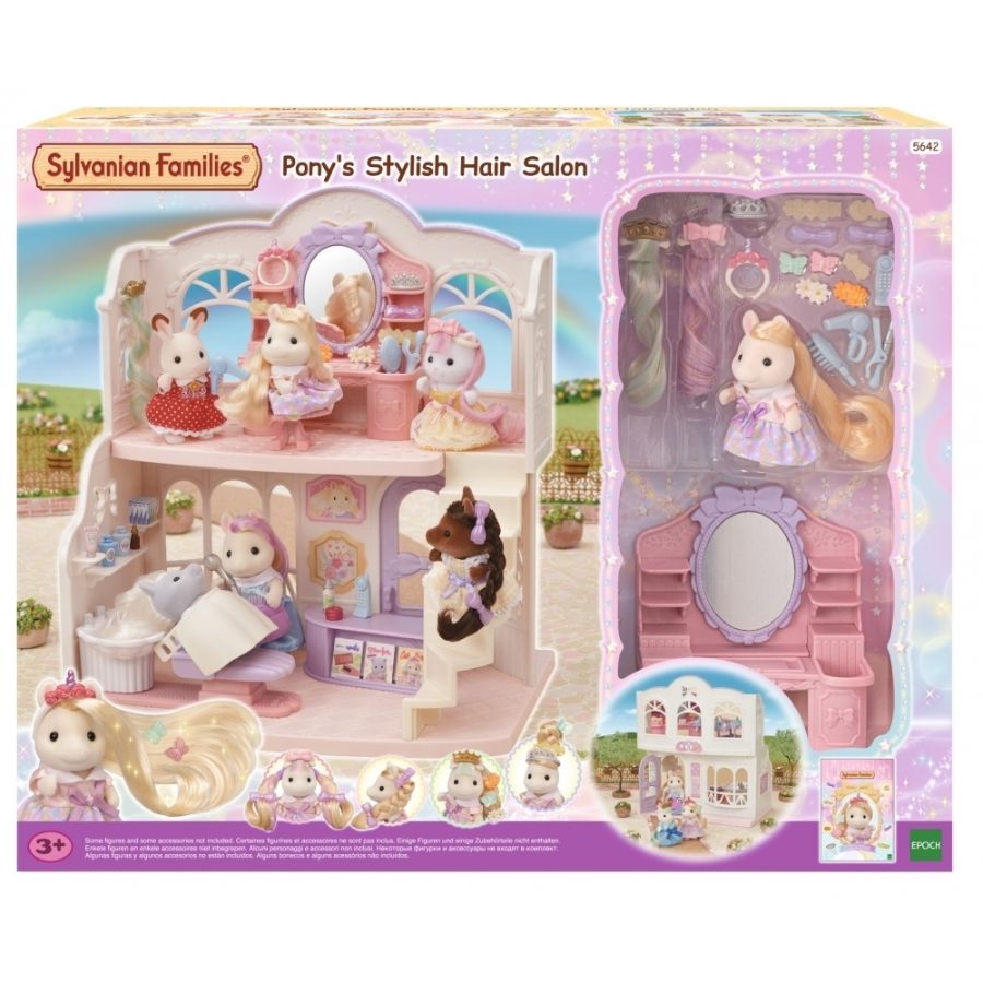 Sylvanian Families Ponys Stylish Hair Salon