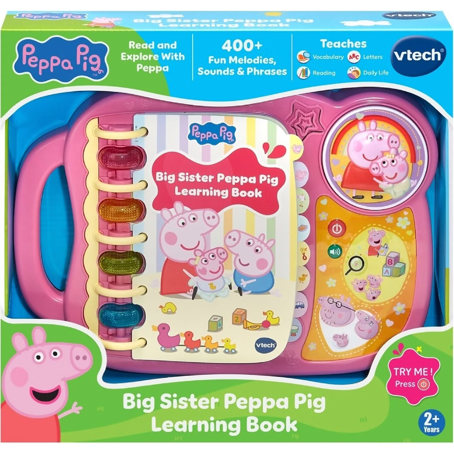 VTech Peppa Pig Big Sister Peppa Discover & Learn Book