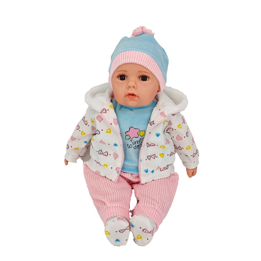 Baby Doll Emily With Pink & Blue Stars